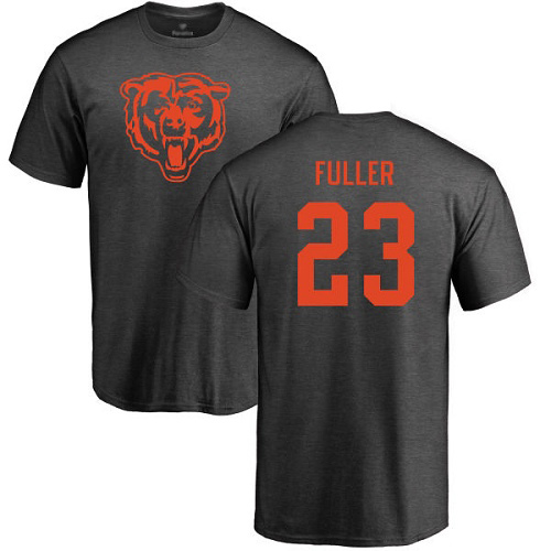 Chicago Bears Men Ash Kyle Fuller One Color NFL Football #23 T Shirt->nfl t-shirts->Sports Accessory